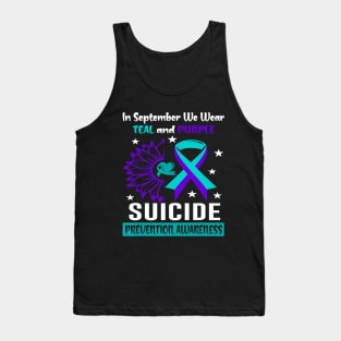 Suicide Prevention Awareness Semi-Colon Mental Health Tank Top